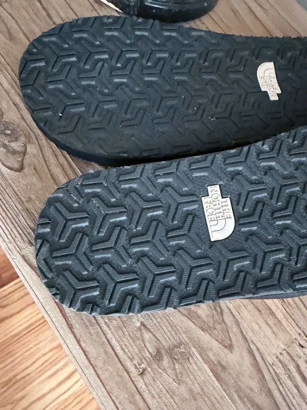 Men’s North Face Base Camp Black Slip On Sandal Flip Flops Chunky Size 11